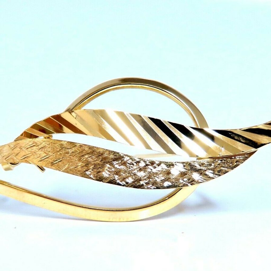Leaf Pin 14kt